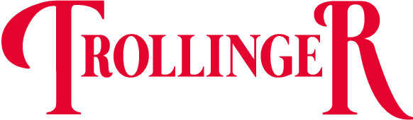 Trollinger logo schriftzug steak brauhaus weiss